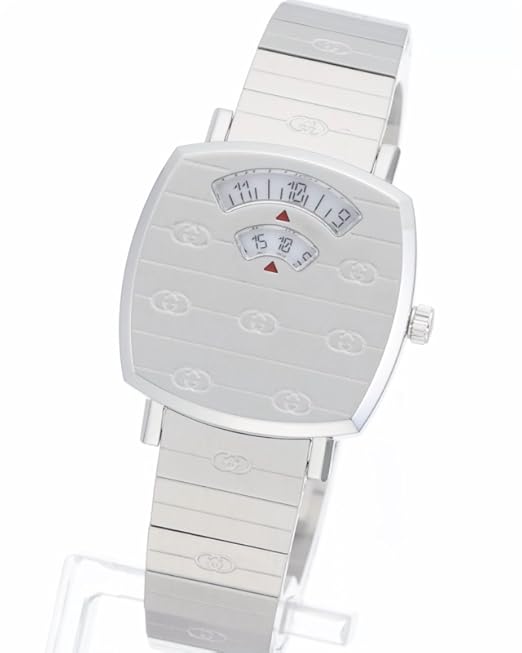 Amazon.co.jp: [グッチ] Watch GRIP グリップ シルバー 文字盤